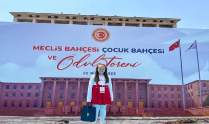 Çorlulu Öğrenci Açıkgöz, Ödülünü Ankara’da Aldı