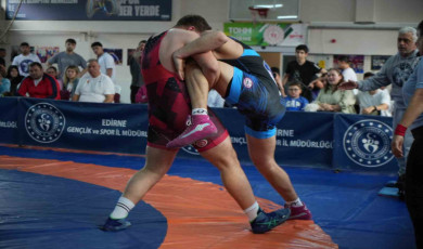 Edirneli pehlivanlardan ABD’li sporculara güreş dersi: 10 müsabakanın 9’unda galip geldiler