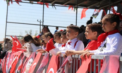 Ergene'de 23 Nisan Coşkusu Dolu Dolu Yaşandı