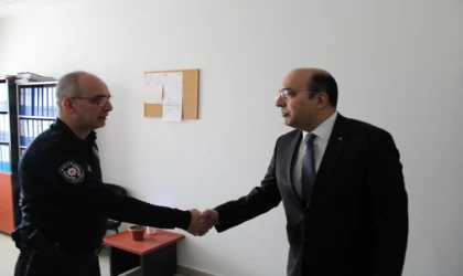 Kaymakam Kadir Duman’dan, Polis Haftası Ziyareti