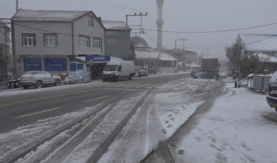 Kırklareli’nin yüksek kesimlerinde kar etkili oluyor