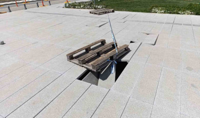 Tekirdağ’da milyonlarca liralık büyükşehir binasında tehlike