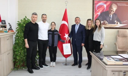 Erdoğan, Dereceye Giren Öğrenciyi Kabul Etti