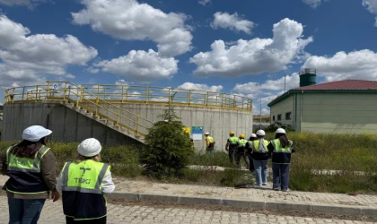 Öğrenciler TESKİ Arıtma Tesisini İnceledi