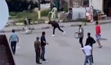 Trafikte korna kavgası meydan savaşına dönüştü... O anlar kamerada