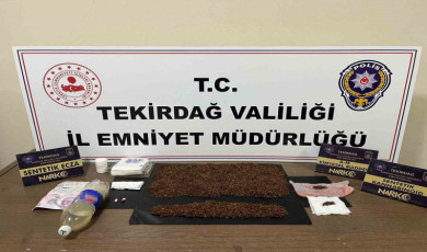 Tekirdağ’da uyuşturucu operasyonunda 3 şüpheli tutuklandı