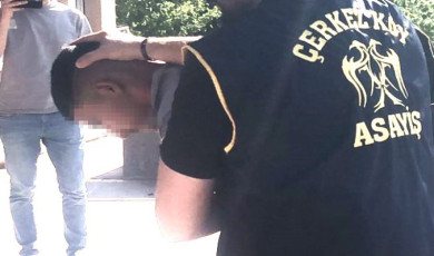 Amerikan tıraşı ile kamufle olan gasp şüphelisi adliyeye sevk edildi