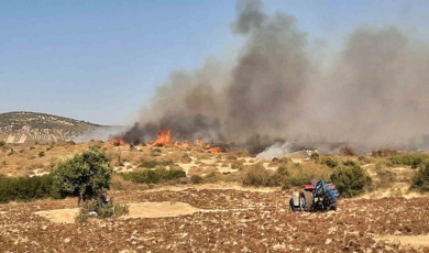 Ezine’de başlayan orman yangını kontrol altına alındı