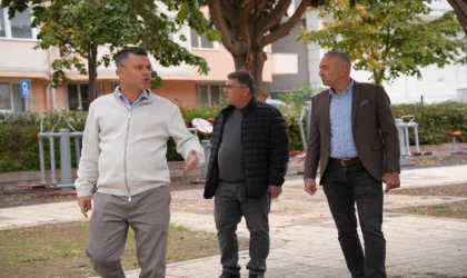 Başkan Sarıkurt Sedat Uysalcan Parkı'nda İncelemede bulundu