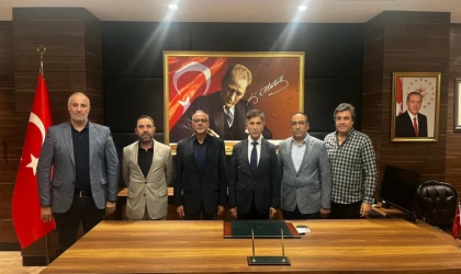 Kantinciler Derneğinden Kaymakam Erten’e Ziyaret