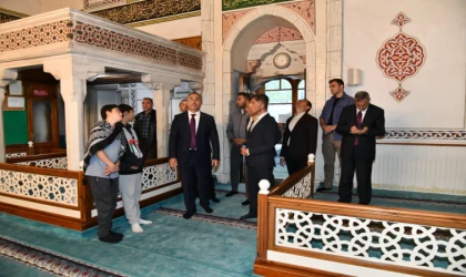 Restorasyon İçin Tarihi Cami de İnceleme Yapıldı