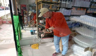 Tekirdağ’da su patlağı esnafı mağdur etti