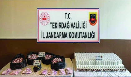 55 Bin Sentetik Hap Ele Geçti