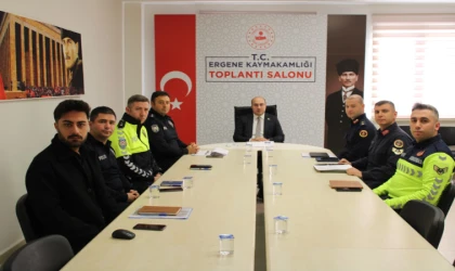 Ergene’de Güvenlik Toplantısı Gerçekleştirildi