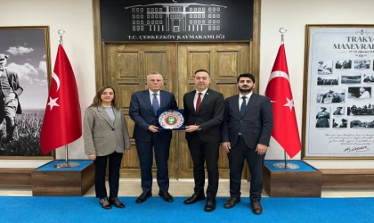 Tekirdağ Barosu’ndan Kaymakam Günlü’ye Ziyaret