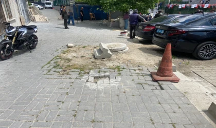 Kaldırımın Bu Hali Tepki Çekiyor