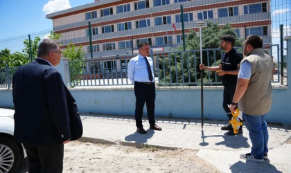Okullar Bölgesinde Yol Çalışmaları Başlıyor