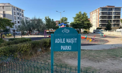 Adile Naşit Parkı'nda Zarar Verildi