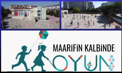 Okul Bahçesi Oyun Alanına Dönüştü